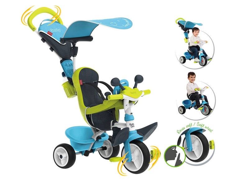  Zobrazit na celou obrazovku SMOBY Dětská tříkolka Baby Driver Confort - Obrázek 3