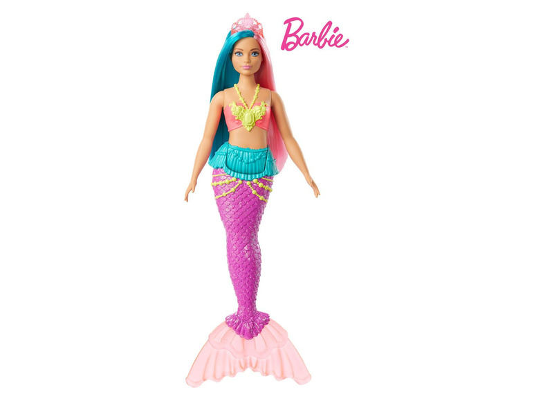  Zobrazit na celou obrazovku Barbie Dreamtopia Mořská panna, tyrkysová a růžová - Obrázek 2