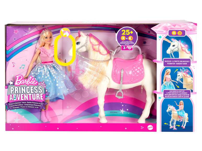  Zobrazit na celou obrazovku Barbie Princess Adventure Princezna s koněm - Obrázek 2