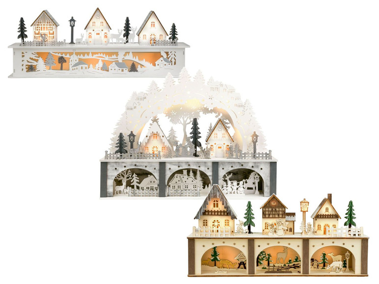  Zobrazit na celou obrazovku Melinera Vánoční LED vesnice - Obrázek 1