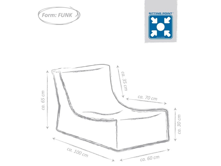  Zobrazit na celou obrazovku SITTING POINT Sedací vak SCUBA včetně podnožky - Obrázek 26