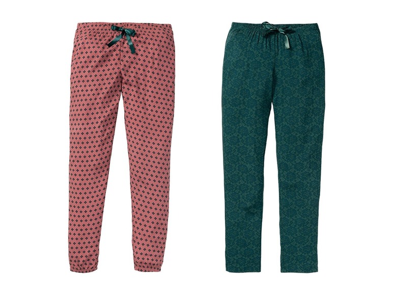 Zobrazit na celou obrazovku ESMARA® Lingerie Dámské pyžamové kalhoty, 2 kusy - Obrázek 8
