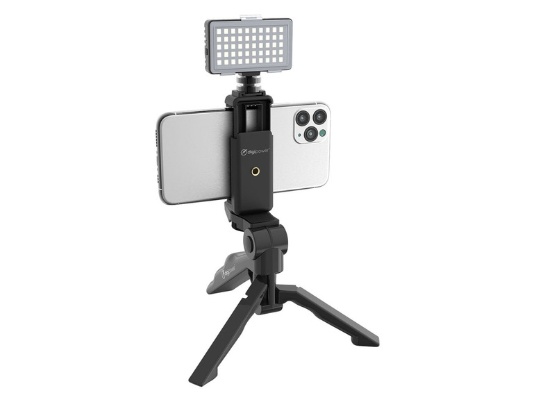 Zobrazit na celou obrazovku Digipower Sada na natáčení videa / LED kruhové světlo - Obrázek 3