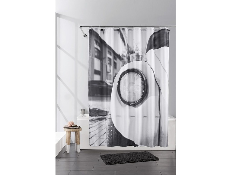  Zobrazit na celou obrazovku miomare Sprchový závěs, 180 x 200 cm - Obrázek 3