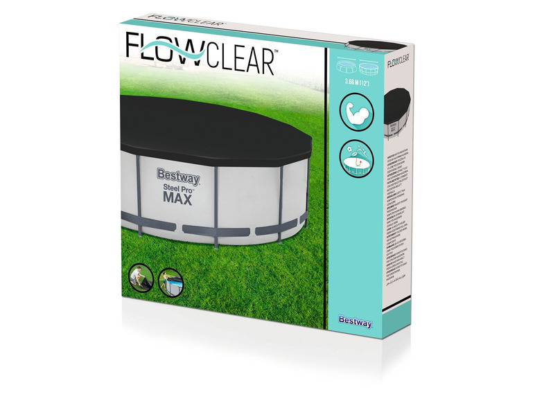  Zobrazit na celou obrazovku Bestway Krycí plachta na bazén Flowclear™, Ø 370 cm - Obrázek 5