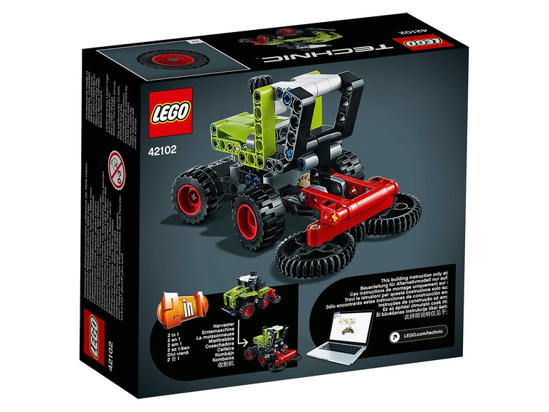  Zobrazit na celou obrazovku LEGO® Technic 42102 Mini Claas Xerion - Obrázek 2