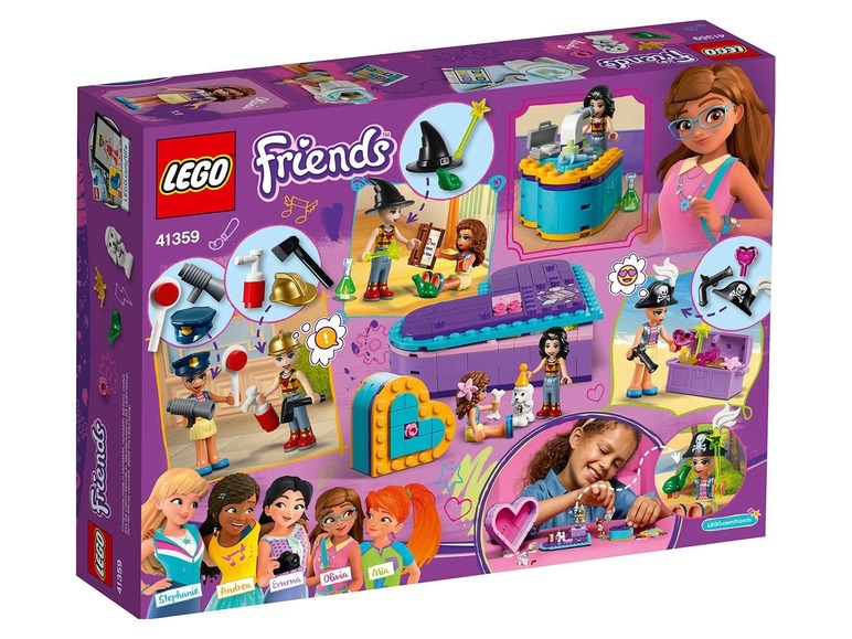  Zobrazit na celou obrazovku LEGO® Friends 41359 Sada srdíčkových krabiček přátelství - Obrázek 3