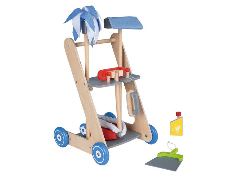  Zobrazit na celou obrazovku Playtive JUNIOR Dřevěný ponk / úklidový vozík - Obrázek 13