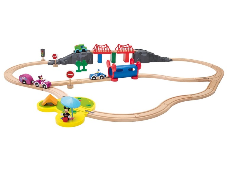  Zobrazit na celou obrazovku Playtive JUNIOR Dřevěná železnice / závodní dráha Disney - Obrázek 23