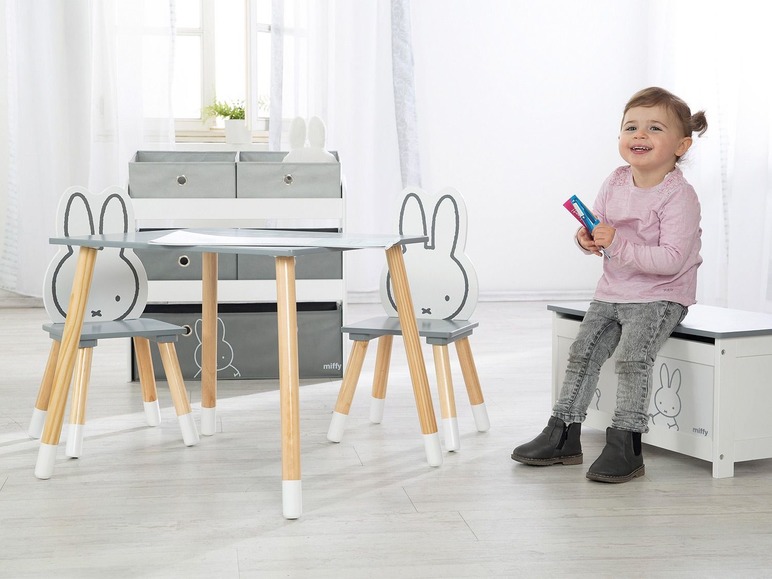  Zobrazit na celou obrazovku roba Dětská sestava stůl a židle Miffy - Obrázek 2