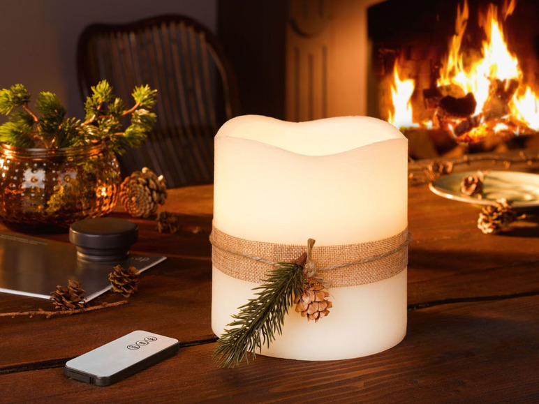  Zobrazit na celou obrazovku Melinera LED svíčka z přírodního vosku - Obrázek 5