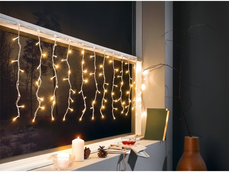  Zobrazit na celou obrazovku Melinera Světelný LED závěs / světelná LED síť - Obrázek 5