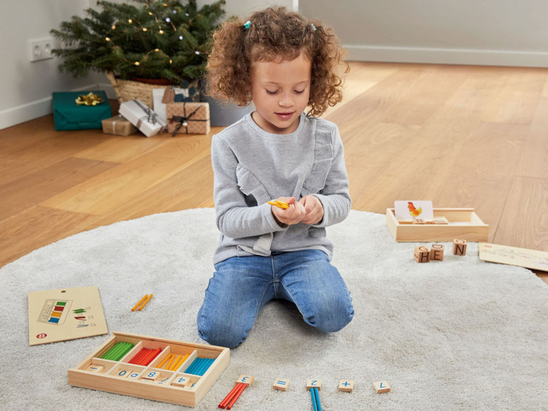  Zobrazit na celou obrazovku Playtive Dřevěná výuková hra Montessori, střední - Obrázek 21