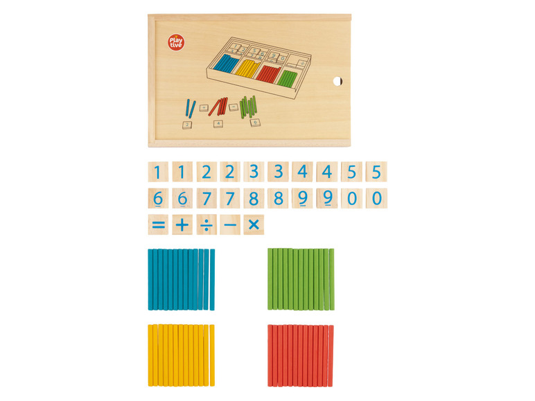  Zobrazit na celou obrazovku Playtive Dřevěná výuková hra Montessori, střední - Obrázek 4