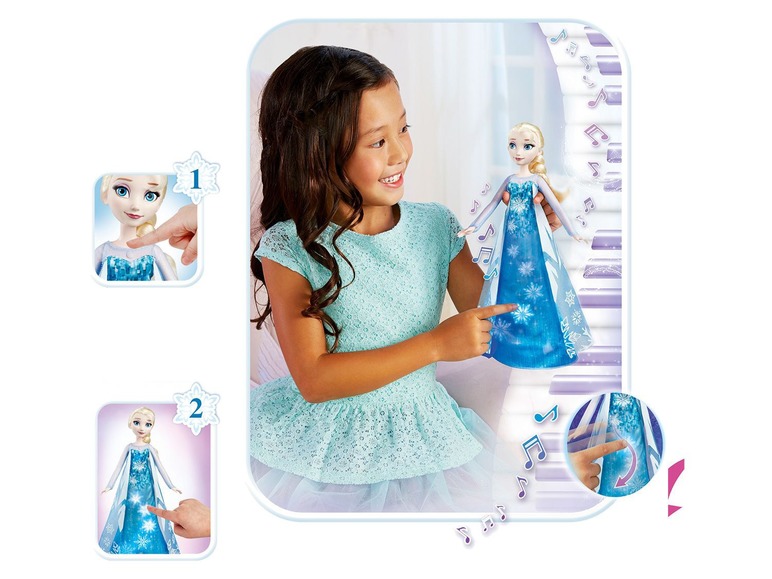  Zobrazit na celou obrazovku Hasbro Ledové království zpívající panenka Elsa - Obrázek 3