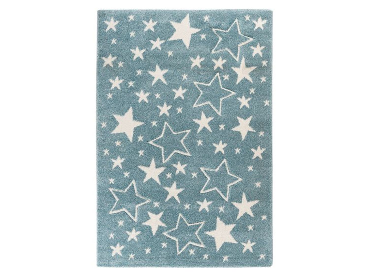 Kayoom Dětský koberec s motivem (hvězdy / modrá, 80 x 150 cm)
