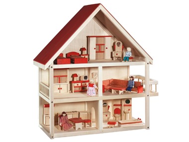roba Dřevěný domeček pro panenky