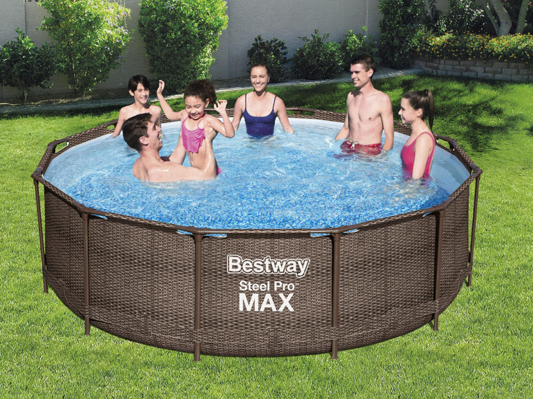  Zobrazit na celou obrazovku Bestway Bazén Steel Pro Max™ DELUXE SERIES™ s filtračním zařízením a schůdky, Ø 3,66 x 1 m - Obrázek 6