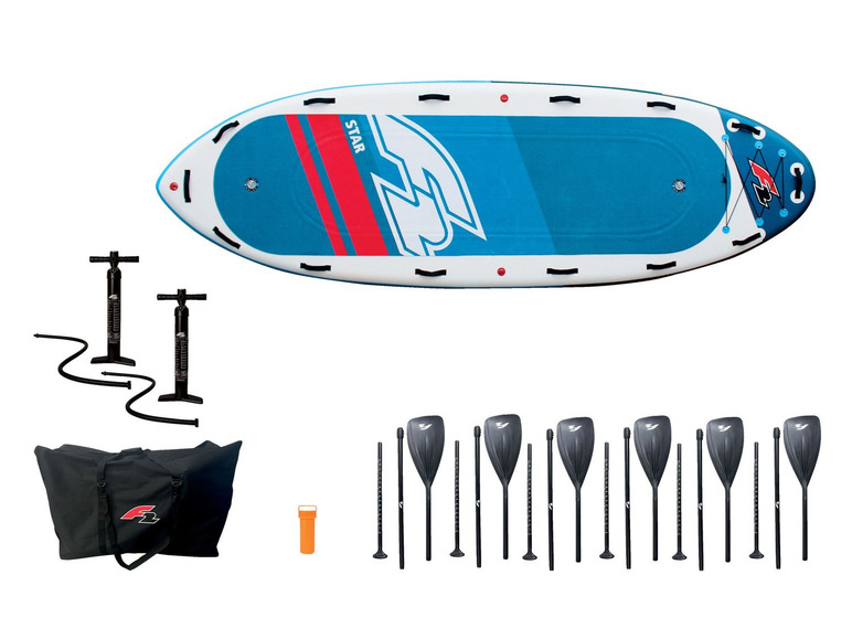 F2 Dvoukomorový paddleboard Team 15,6″