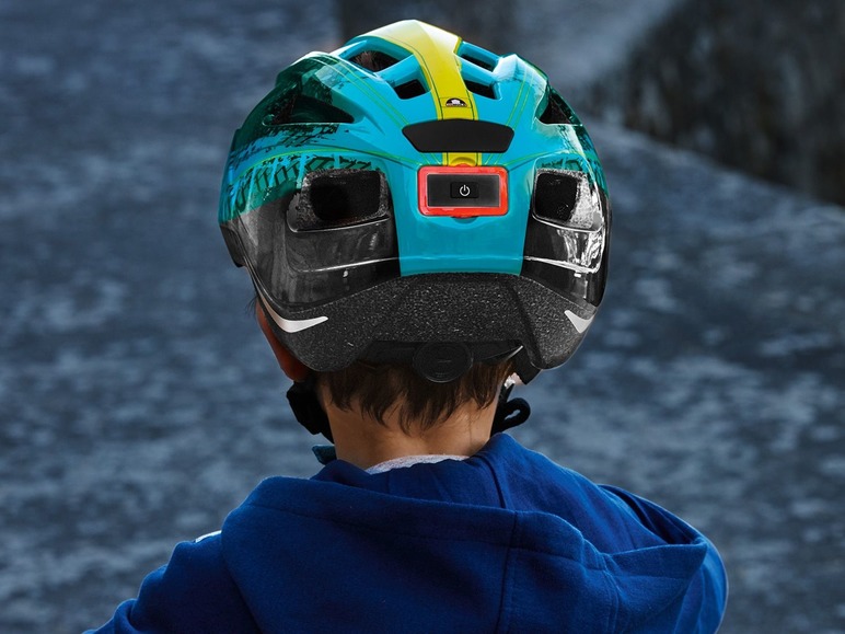  Zobrazit na celou obrazovku CRIVIT Dětská cyklistická helma Rear Light Kids 2019 - Obrázek 4