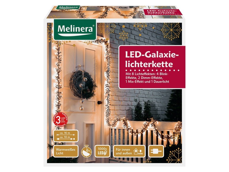  Zobrazit na celou obrazovku Melinera Světelný LED řetěz Galaxie - Obrázek 2