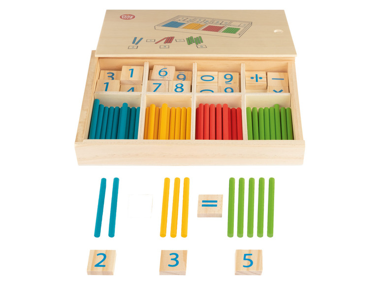  Zobrazit na celou obrazovku Playtive Dřevěná výuková hra Montessori, střední - Obrázek 3
