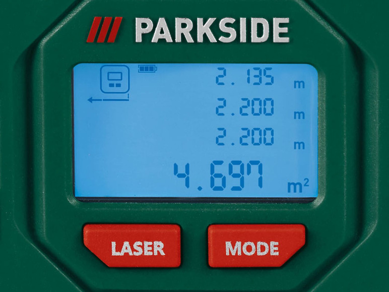  Zobrazit na celou obrazovku PARKSIDE® Laserový měřič vzdálenosti s měřicím pásmem PLMB 4 A1 - Obrázek 6