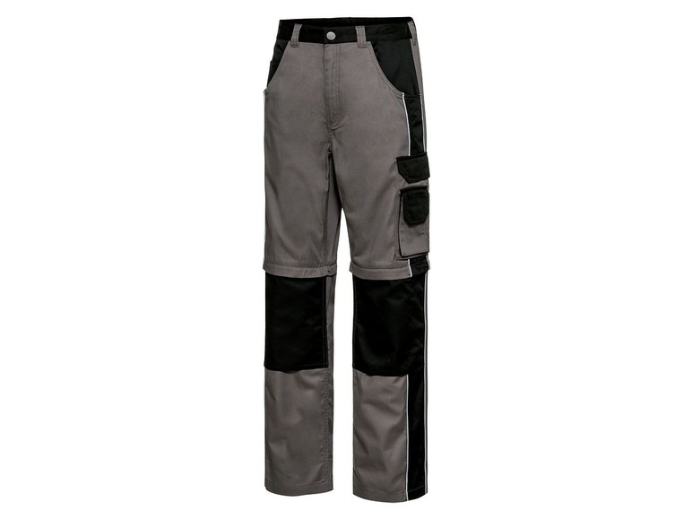  Zobrazit na celou obrazovku POWERFIX Pánské pracovní kalhoty s odepínacími nohavicemi - Obrázek 2