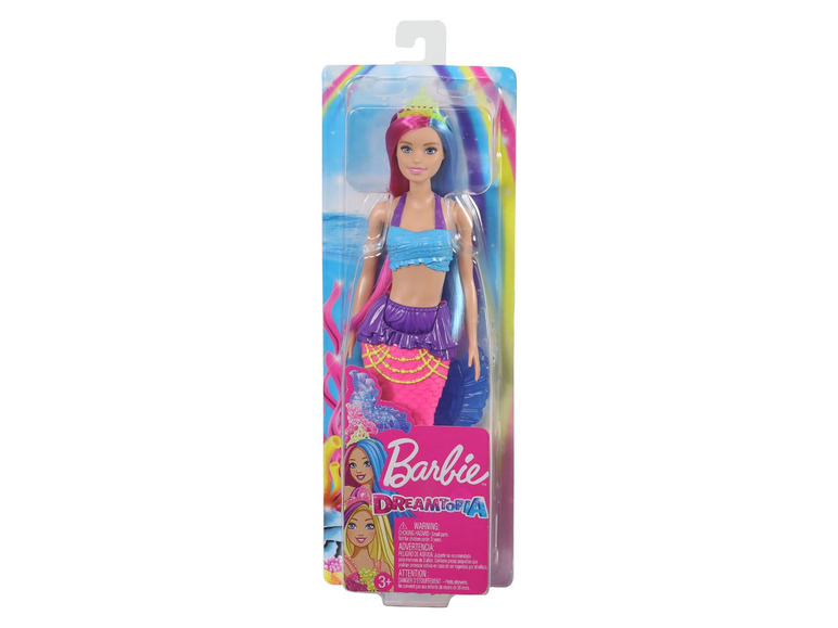  Zobrazit na celou obrazovku Barbie Dreamtopia Mořská panna, růžová a modrá - Obrázek 5