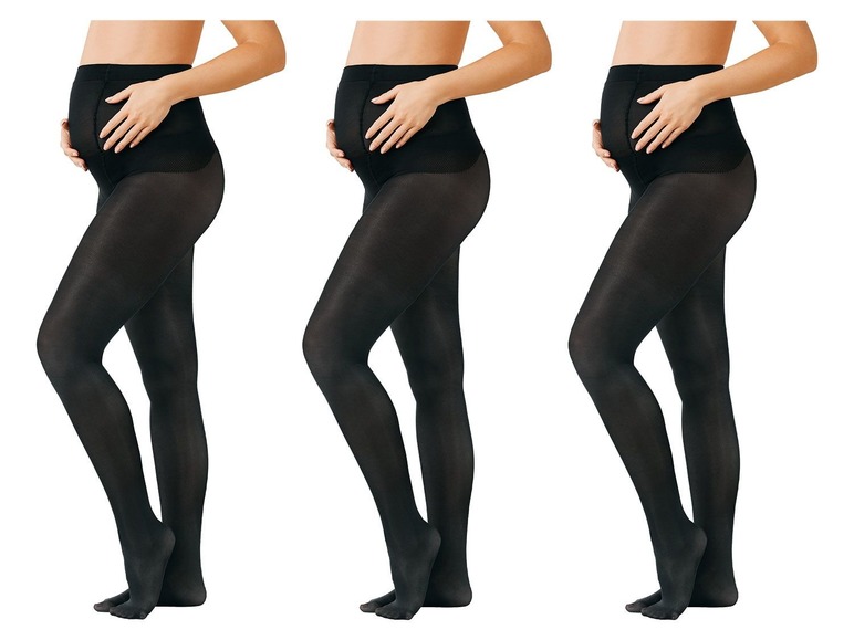 Zobrazit na celou obrazovku esmara® Těhotenské punčochové kalhoty, 3 kusy - Obrázek 1