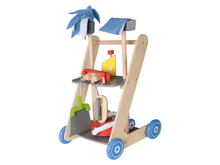  Zobrazit na celou obrazovku Playtive JUNIOR Dřevěný ponk / úklidový vozík - Obrázek 10