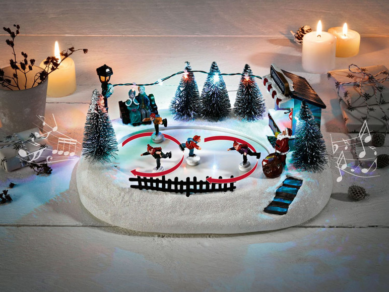  Zobrazit na celou obrazovku Melinera Vánoční LED vesnička - Obrázek 3