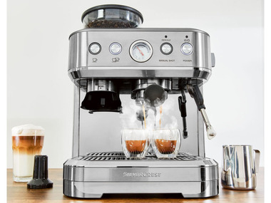 SILVERCREST® KITCHEN TOOLS Profesionální espresso kávovar SSMP 1770 A