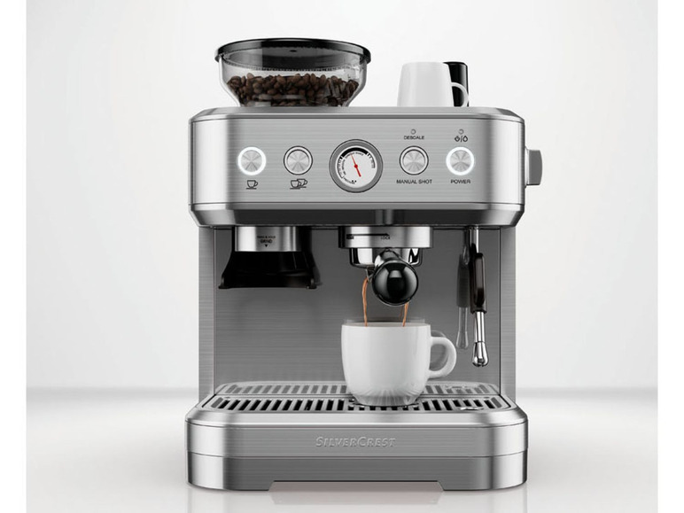  Zobrazit na celou obrazovku SILVERCREST® KITCHEN TOOLS Profesionální espresso kávovar SSMP 1770 A - Obrázek 6