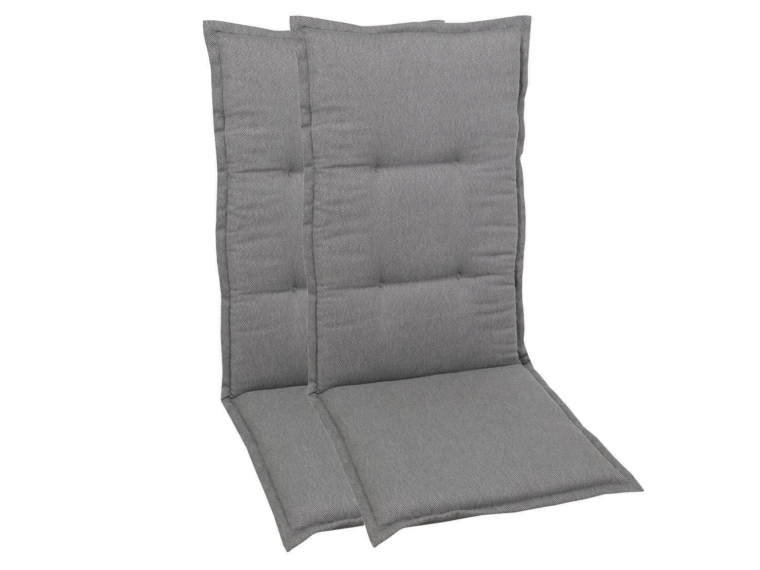 Go-De Textil Sada zahradních podsedáků Uni (střední opěrka, 2 kusy, šedá)