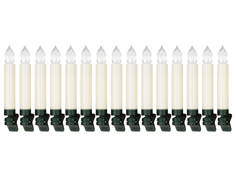  Zobrazit na celou obrazovku Melinera LED svíčky na vánoční stromek, 15 kusů - Obrázek 6