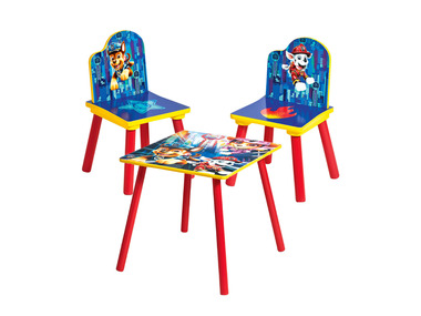 Dětský stůl se židlemi Tlapková patrola, 3dílná souprava