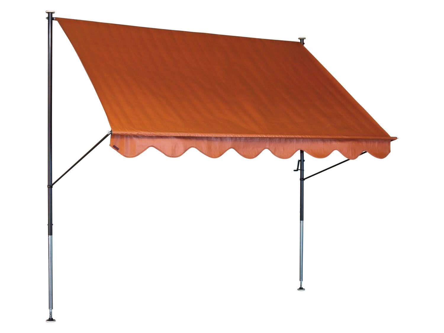 Angerer Upínací markýza Standard Uni s ruční klikou (cihlová, 400 cm)