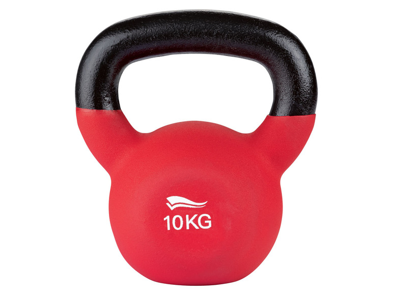 crivit Posilovací činka Kettlebell, 10 kg