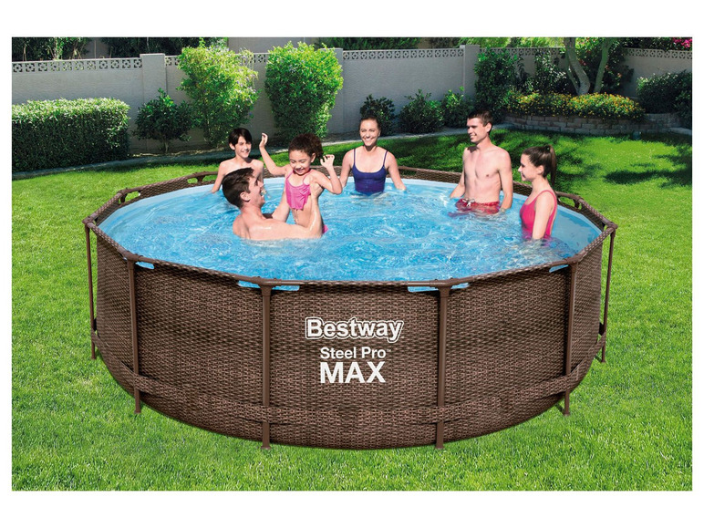  Zobrazit na celou obrazovku Bestway Bazén Steel Pro Max™ DELUXE SERIES™ s filtračním zařízením a schůdky, Ø 3,66 x 1 m - Obrázek 8