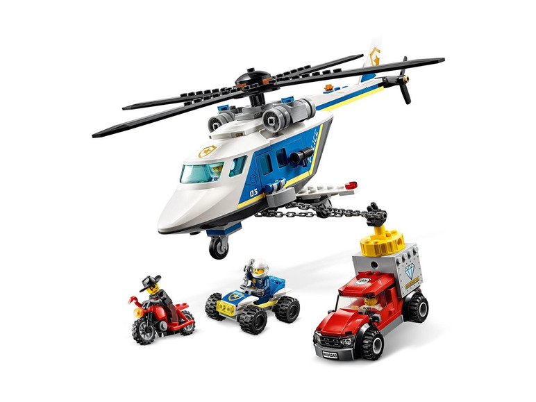  Zobrazit na celou obrazovku LEGO® City 60243 Pronásledování s policejní helikoptérou - Obrázek 3