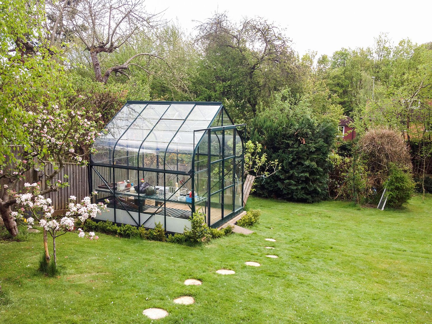 Vitavia Zahradní skleník Dione (6,7 m², smaragdová)