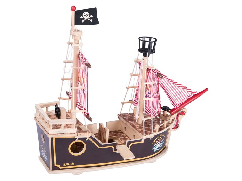  Zobrazit na celou obrazovku Playtive JUNIOR Dřevěná pirátská loď - Obrázek 5
