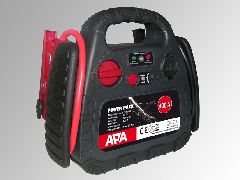  Zobrazit na celou obrazovku APA Pomocné startovací zařízení Power Pack 250 A s kompresorem - Obrázek 9