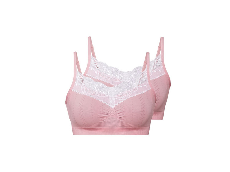  Zobrazit na celou obrazovku ESMARA® Lingerie Dámská bezešvá podprsenka, 2 kusy - Obrázek 5