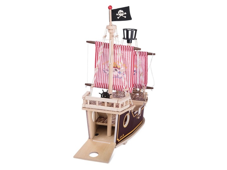  Zobrazit na celou obrazovku Playtive JUNIOR Dřevěná pirátská loď - Obrázek 6