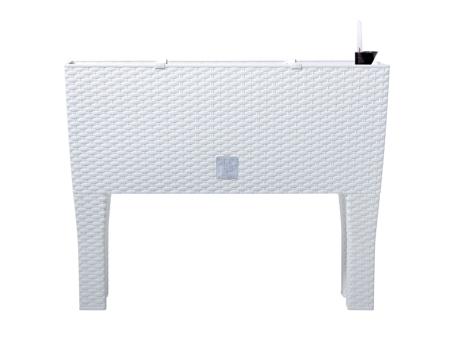 Prosperplast Truhlík se zavlažovacím systémem Rato Case High (bílá, Š 80 x V 62 x H 33 cm)