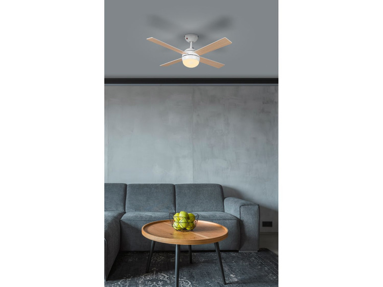  Zobrazit na celou obrazovku LIVARNO LUX Stropní ventilátor s LED svítidlem a dálkovým ovládáním - Obrázek 9