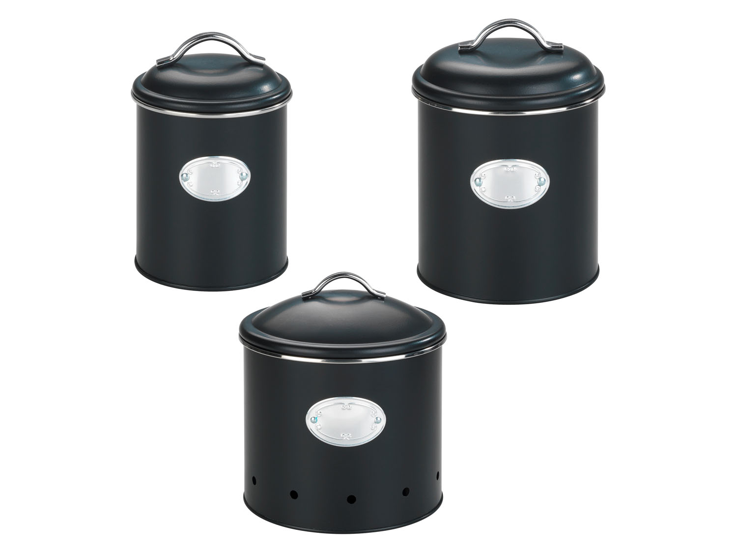 Wenko Sada dóz Nero, 3dílná