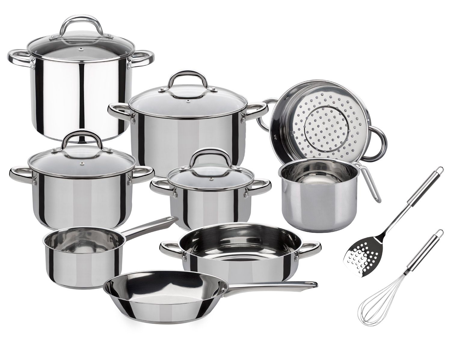 GSW Sada hrnců a pánví z nerezové oceli, Montreal (15dílná)